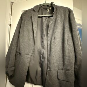 Frenchie ( Nordstrom label ) Stylish Gray Blazer 
Size M like new